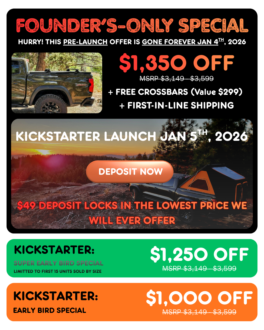 Founder's Only Priority Reservation